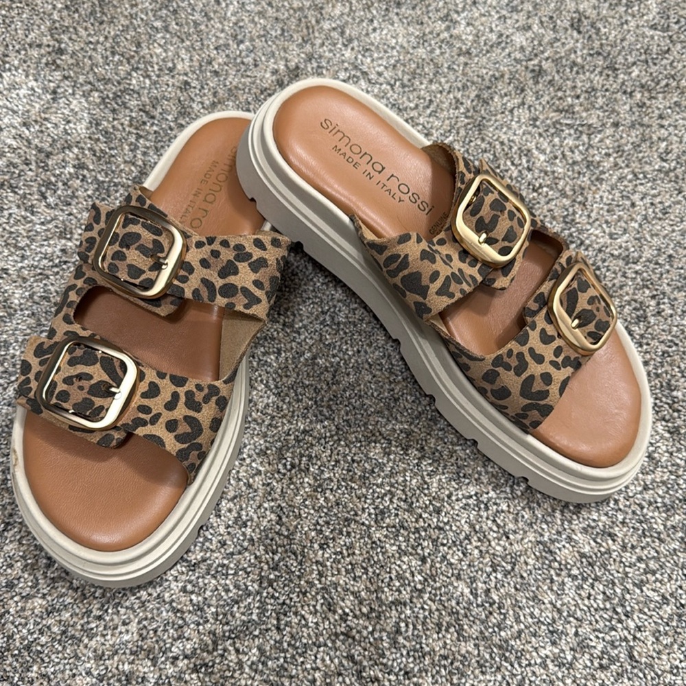 Brand New Leopard Sandals